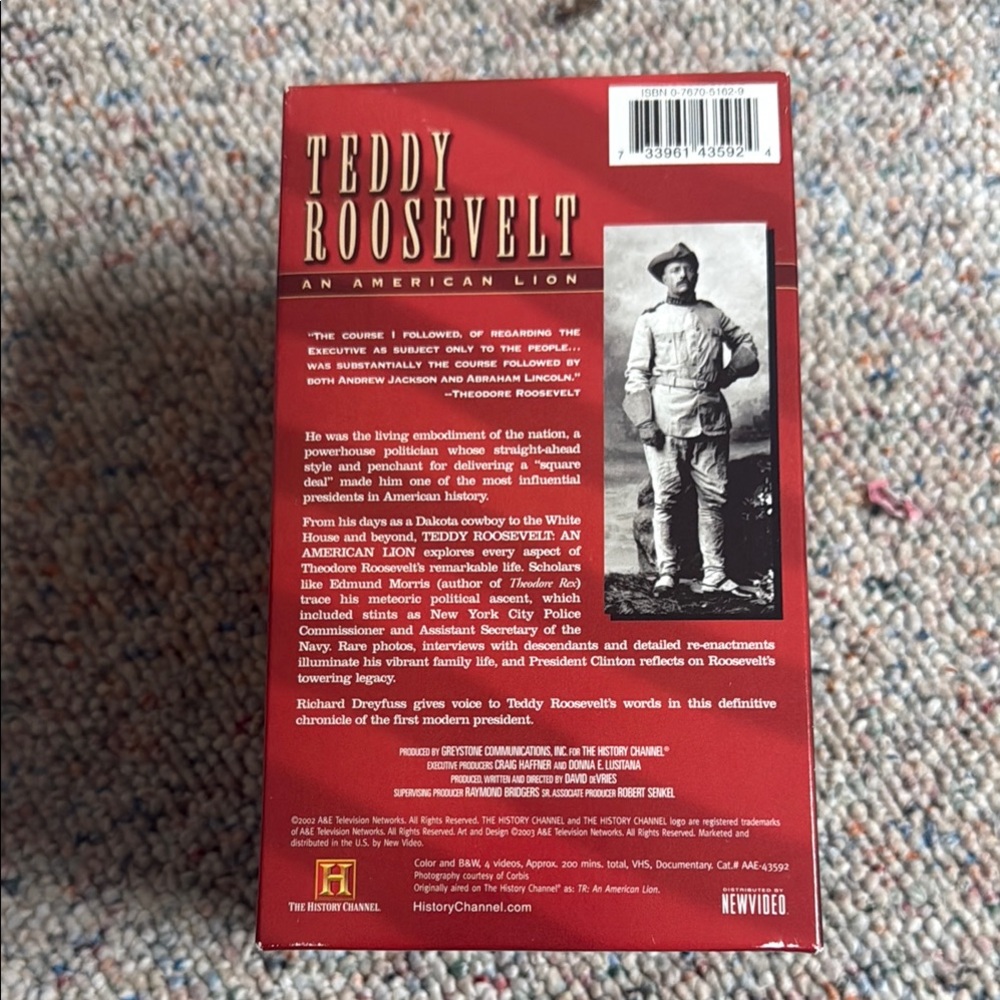 Teddy Roosevelt: An American Lion DVD